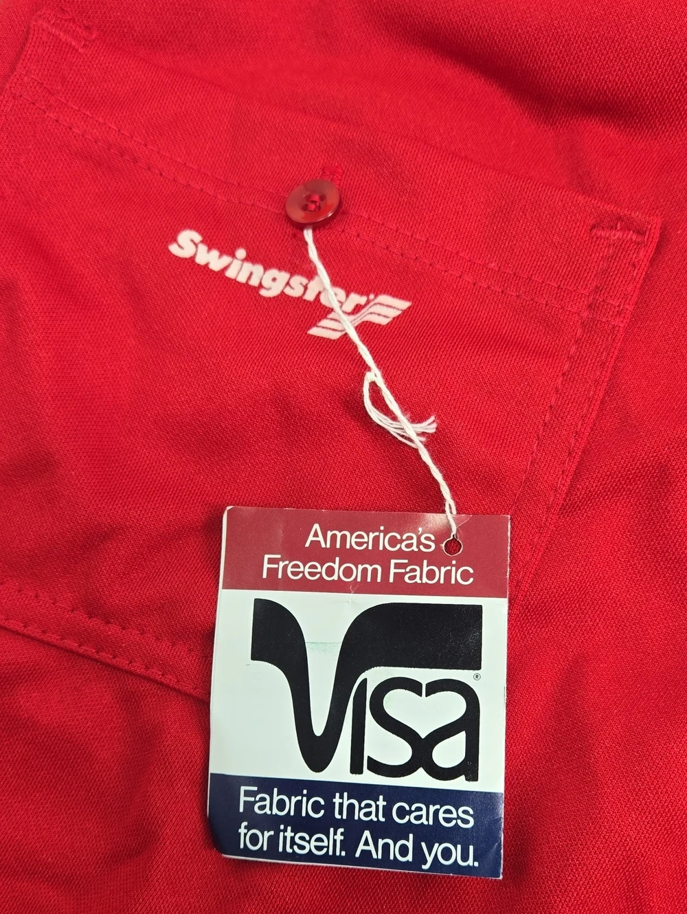 NEW Vintage Swingster Red Athletic Coach's Shorts 35-36W